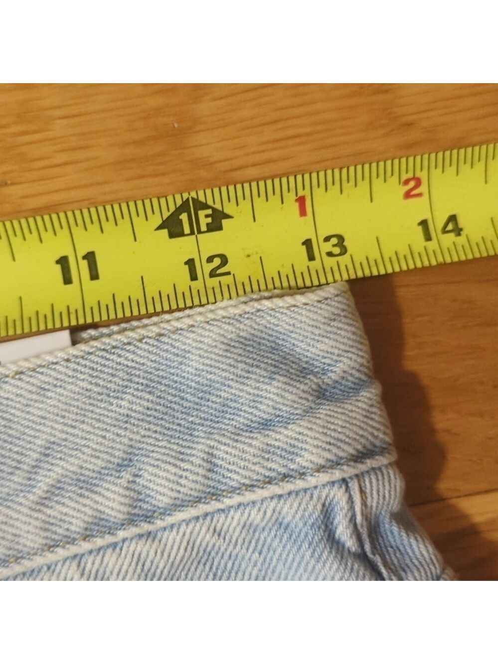 PacSun High Rise Jean Shorts Button Fly Size 25 - Picture 8 of 12